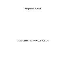Economia Sectorului Public - Pagina 1