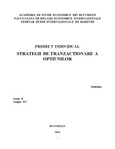 Strategii de tranzacționare a opțiunilor - Pagina 1