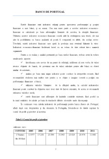 Analiza evoluției indicatorilor din contul profit și pierdere pentru Banco de Portugal - Pagina 2