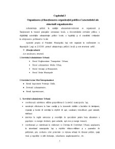 Organizarea și funcționarea organizației publice. caracteristici ale structurii organizatorice - Pagina 5