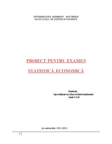 Teme statistică economică - Pagina 1