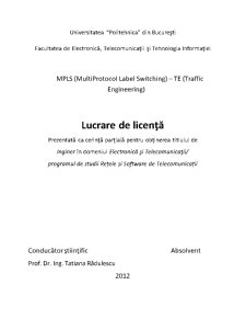 MPLS - Multiprotocol Label Switching - TE - Traffic Engineering - Pagina 1