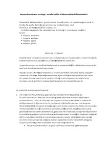 Impactul economic, ecologic, social și politic al deversărilor de hidrocarburi - Pagina 1