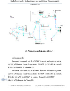 Studiul Regimurilor de Funcționare ale unui Sistem Electroenergetic - Pagina 3
