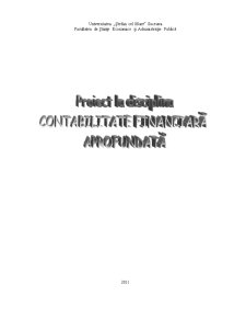 Contabilitate Financiară Aprofundată - Pagina 1