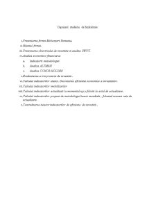 Studiul de Fezabilitate Asupra Firmei SC Mobexpert SA - Pagina 1