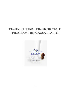 Tehnici promoționale - program pro-causa - Pagina 1