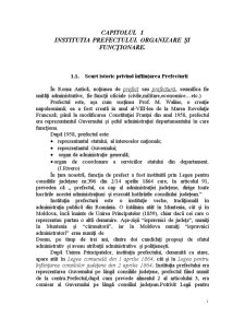Instituția prefectului - organizare și funcționare - Pagina 1