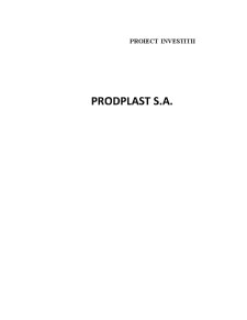 Investiții financiare - Prodplast SA - Pagina 1