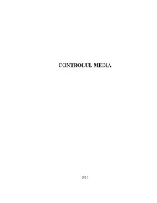 Controlul Media - Pagina 1