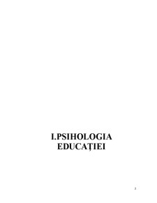 Psihologia Educației - Pagina 3