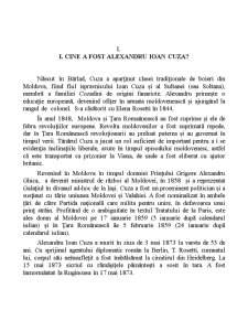 Legislația cu Caracter Reformator a Lui Alexandru Ioan Cuza - Pagina 2