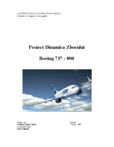 Dinamica zborului - Boeing 737 - 800 - Pagina 1