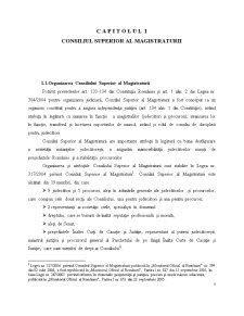 Organizarea și funcționarea consiliului superior al magistraturii - Pagina 3