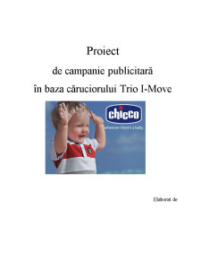 Campanie Publicitară în Baza Căruciorului Trio I-Move - Pagina 1