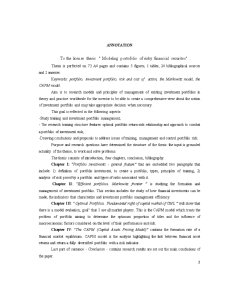 Modelarea Formării Portofoliului Titlurilor Financiare Riscante - Pagina 2