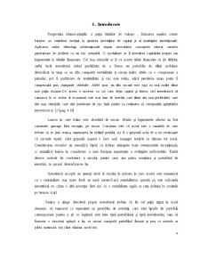 Modelarea Formării Portofoliului Titlurilor Financiare Riscante - Pagina 4