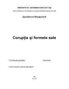 Corupția și formele sale - Pagina 1