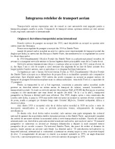Integrarea rețelelor de transport aerian - Pagina 1