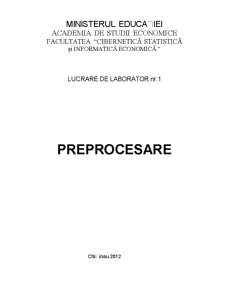 Preprocesare - Pagina 1
