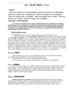 Studiu de Caz - SC Electrica SA - Pagina 1