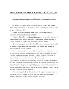 Negocieri de aderare a României la UE - justiție - Pagina 1