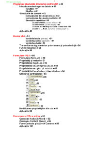 Programare structurată - structuri de control VBA - Pagina 2