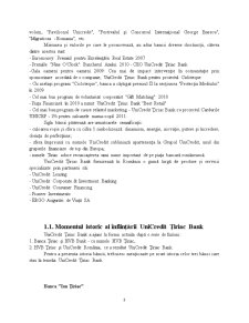 Monografie bancară - Unicredit Țiriac Bank - Pagina 4