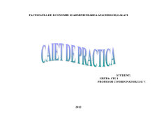 Caiet de practică la SC Farmacia AM SRL - Pagina 1