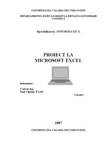 Analiza Rezultatelor la Examenul de Bacalaureat Costin Nenițescu 2007 - Pagina 1