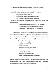 Analiza Rezultatelor la Examenul de Bacalaureat Costin Nenițescu 2007 - Pagina 4