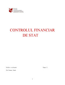Controlul financiar de stat - Pagina 1