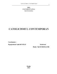 Catolicismul Contemporan - Pagina 2