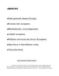Politicile Uniunii Europene - Pagina 2