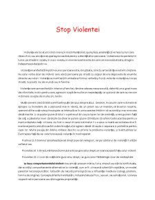 Stop violenței - Pagina 1