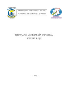 Tehnologii Generale în Industria Vinului - Pagina 1