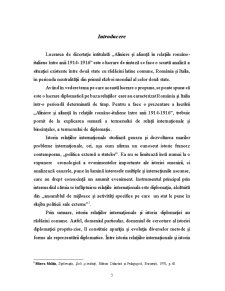 Aliniere și Alianță în Relațiile Româno-italiene între Anii 1914-1916 - Pagina 3