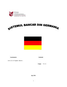 Sistemul Bancar din Germania - Pagina 1