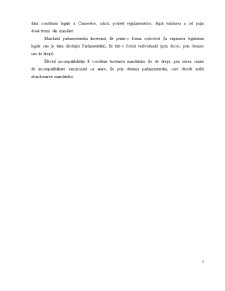 Mandatul Parlamentar - Pagina 2
