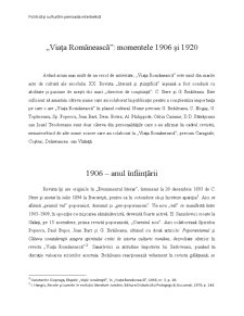 Viața românească - momentele 1906 și 1920 - Pagina 1