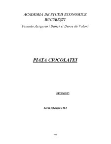 Strategie de marketing - ciocolata Milka - Pagina 1