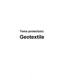 Geotextile - Pagina 1