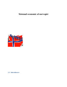 Sistemul Economic al Norvegiei - Pagina 1