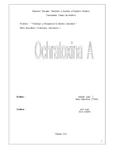 Ochratoxina A - Pagina 1