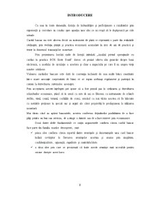Analiza privind operațiunile cu carduri în practica Băncii Comerciale Române Erste Bank, sucursala Brăila - Pagina 2