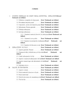 Noțiuni generale de drept penal. instituția infracțiunii - Pagina 1