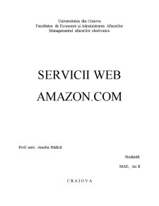 Servicii Web Amazon - Pagina 1