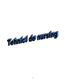 Tehnici de Nursing - Pagina 1