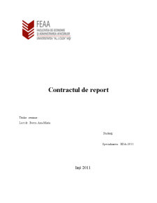 Contractul de Report - Pagina 1