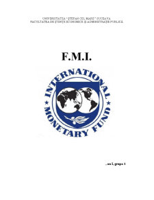 FMI și existența lui în România - Pagina 1